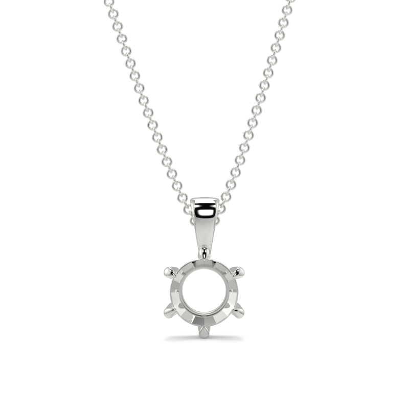 Plain Solitaire Pendants