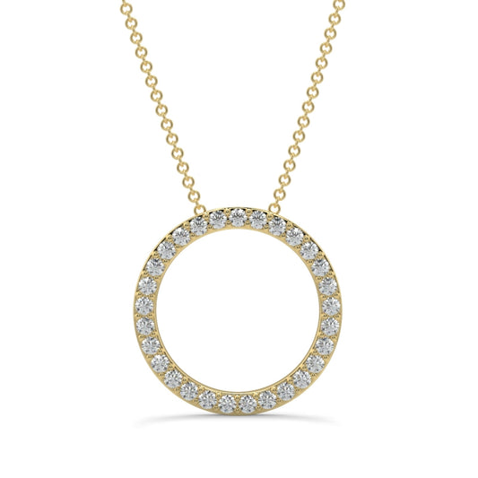 Round Circle Pendant