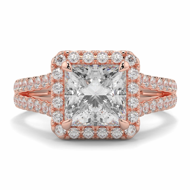 Halo Princess Split Ring