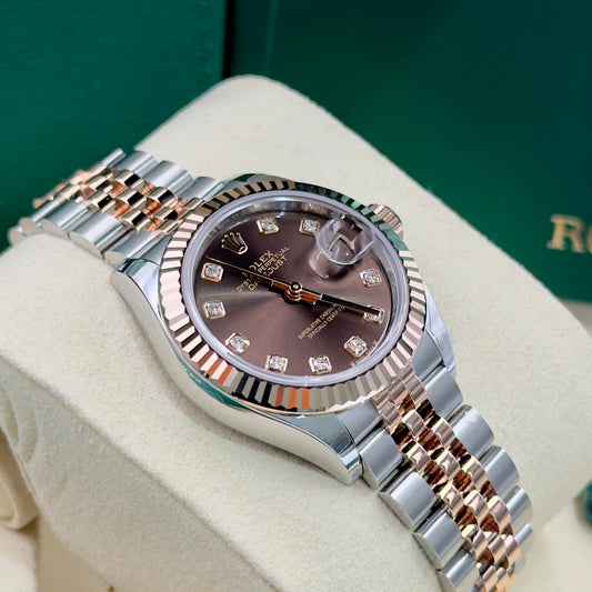 Rolex Lady-Datejust Chocolate Diamond Dial 279171 - Full Set (2026)