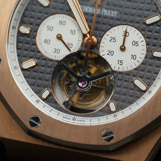 Audemars Piguet Royal Oak Tourbillon Chronograph 25977OR – Ltd Ed 150 – Full Set