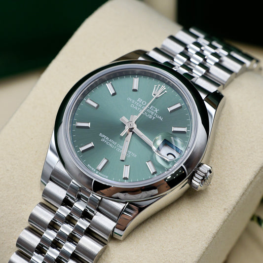 Rolex Datejust 31 Mint Green 278240 - Full Set (2025)