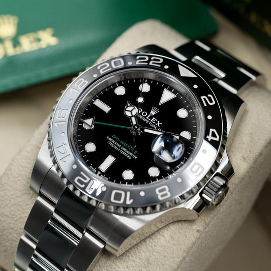 Rolex GMT-Master II Bruce Wayne Oyster 126710GRNR - Full Set (2026)