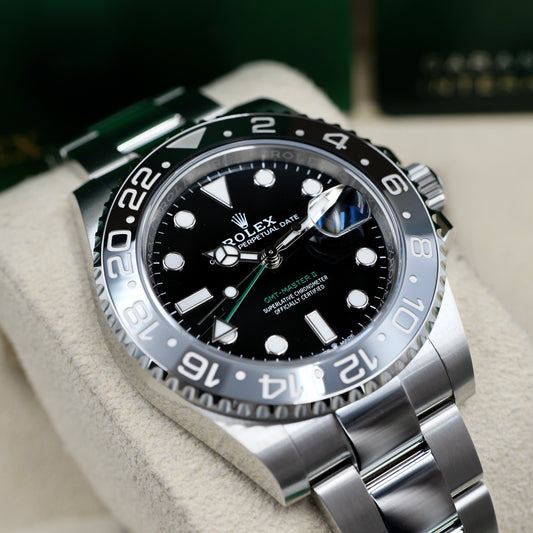Rolex GMT-Master II Bruce Wayne Oyster 126710GRNR - Full Set (2024)