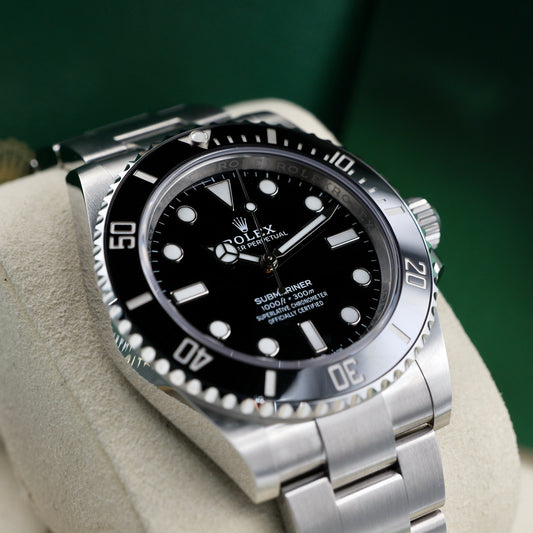 Rolex Submariner No-Date Black Dial 124060 - Full Set (2025)