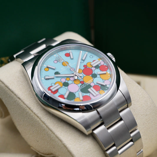 Rolex Oyster Perpetual 41 Celebration Dial 124300 - Full Set (2025)