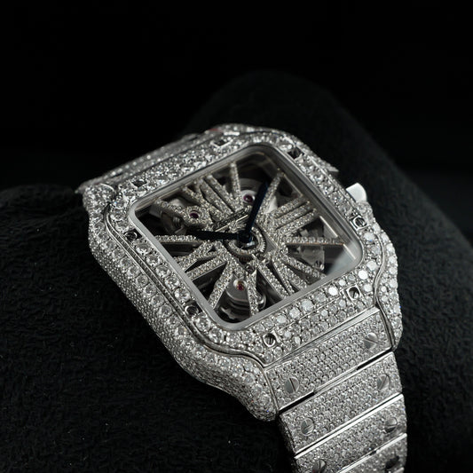Cartier Santos Bussdown Skeleton Full Set