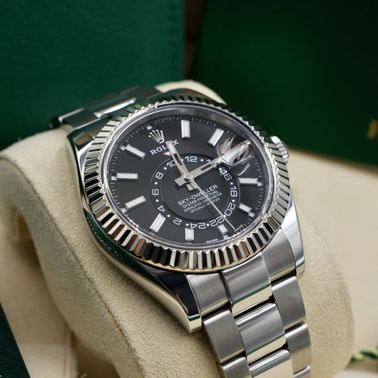 Rolex Sky-Dweller Black Dial 326934 - Full Set (2020)