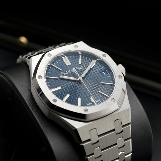 Audemars Piguet Royal Oak Selfwinding Blue Dial 15510ST - Full Set (2023)