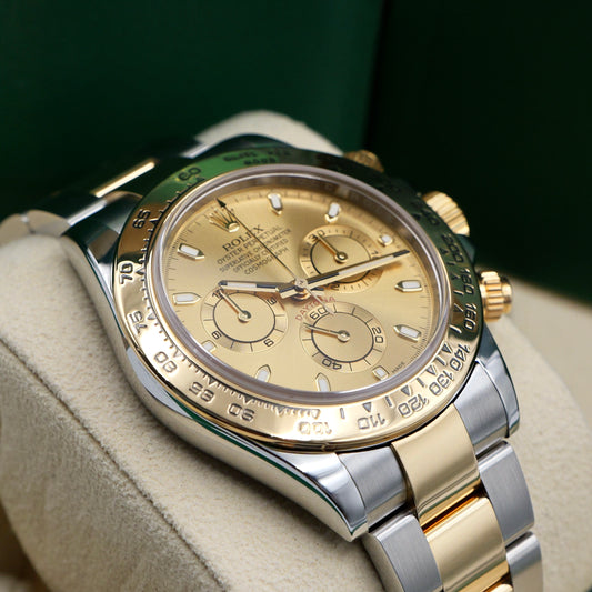 Rolex Daytona Steel and Yellow Champagne Dial 116503 - Full Set (2019)