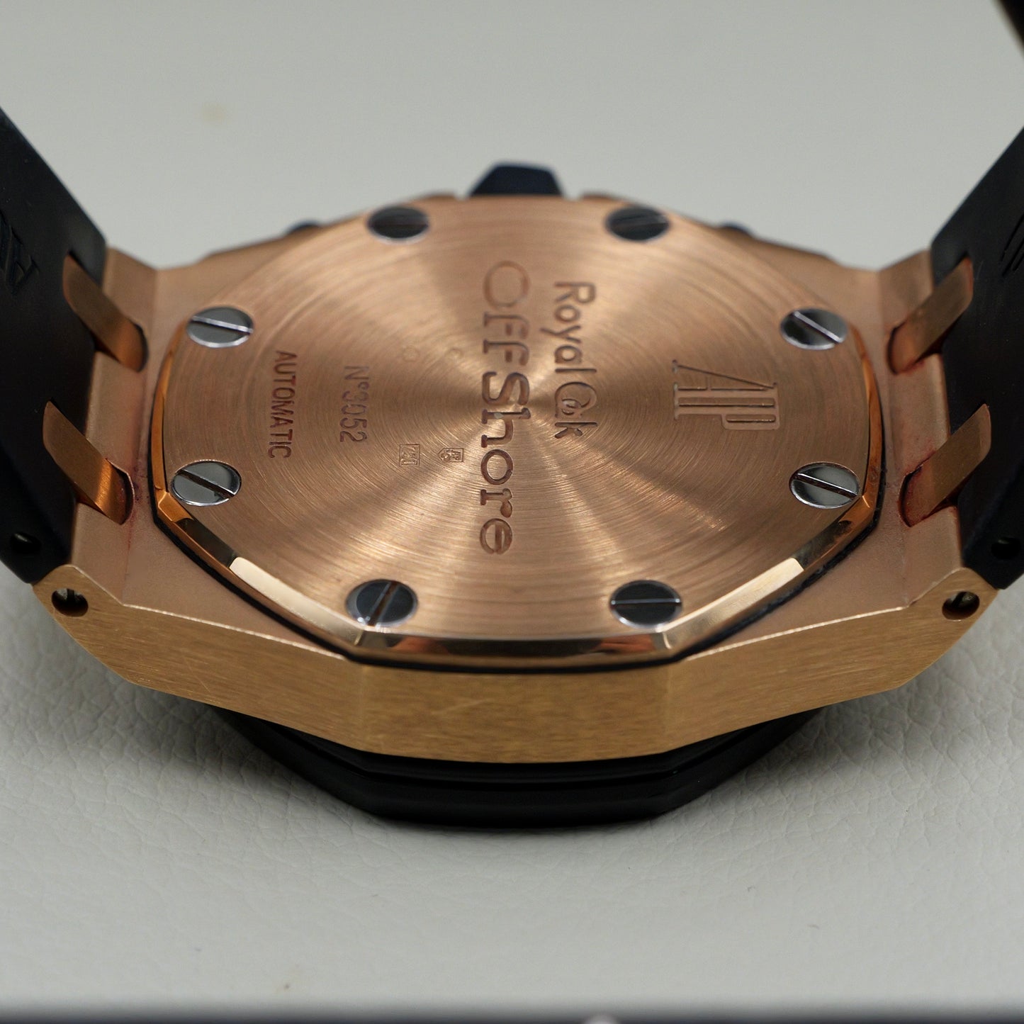 Audemars Piguet Royal Oak Offshore Chronograph Rose Gold Rubber Strap 25930OK - Full Set (2008)