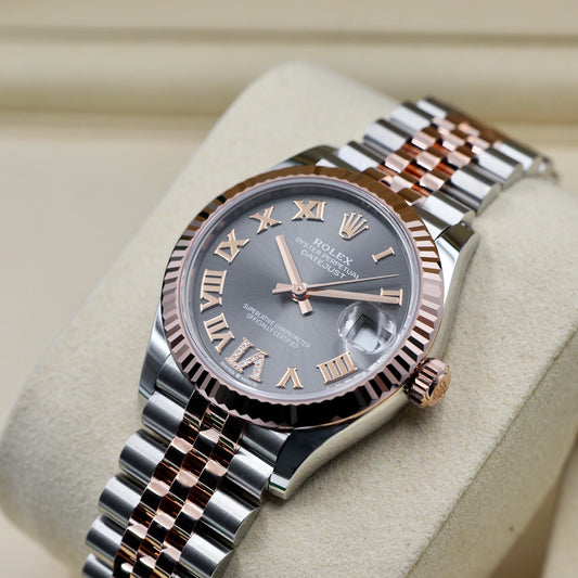Rolex Datejust 31 Rhodium Roman Diamond Dial 278271 - Full Set (2026)