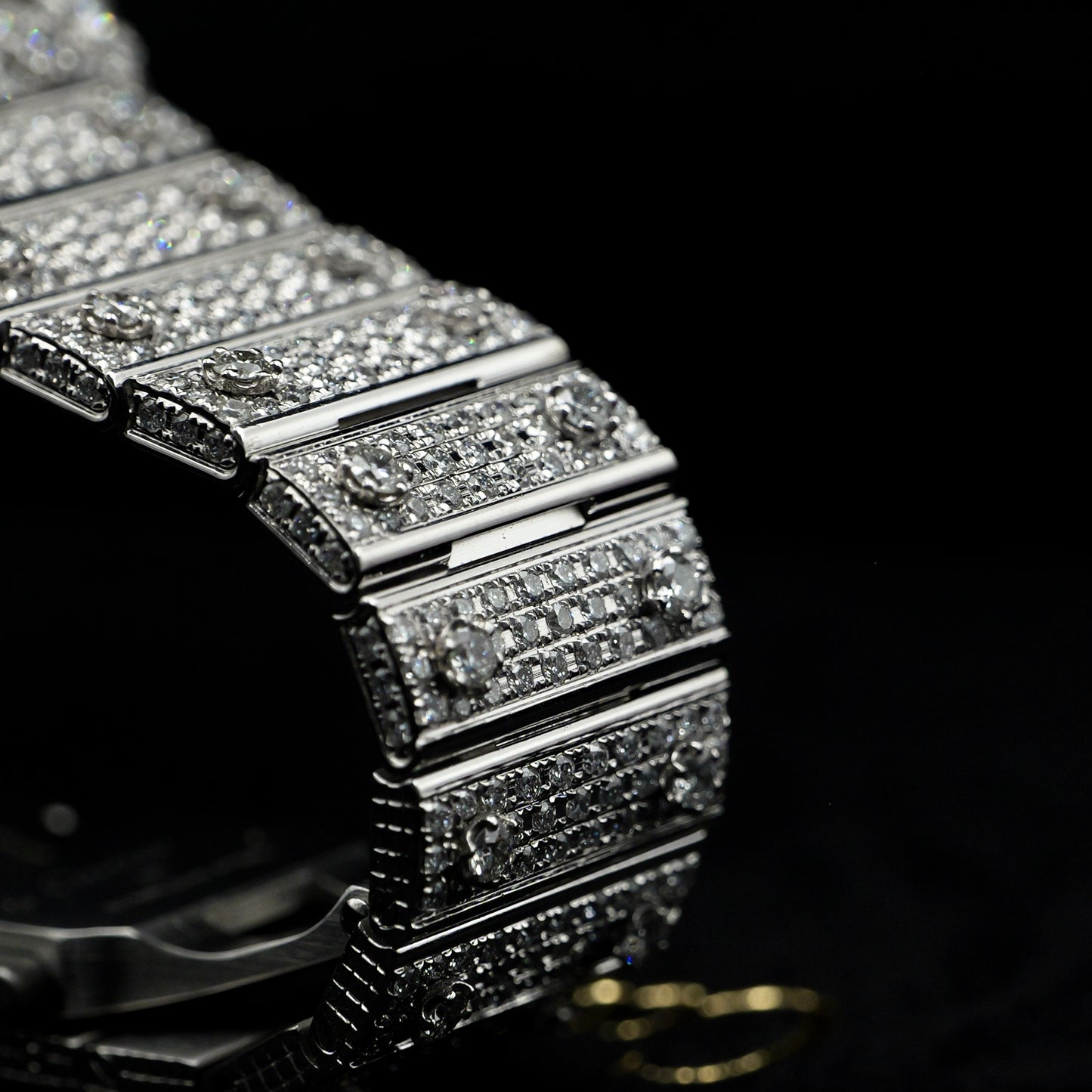 Cartier Santos Large Roman Dial Lab VVS Diamonds - Full Set (2025)