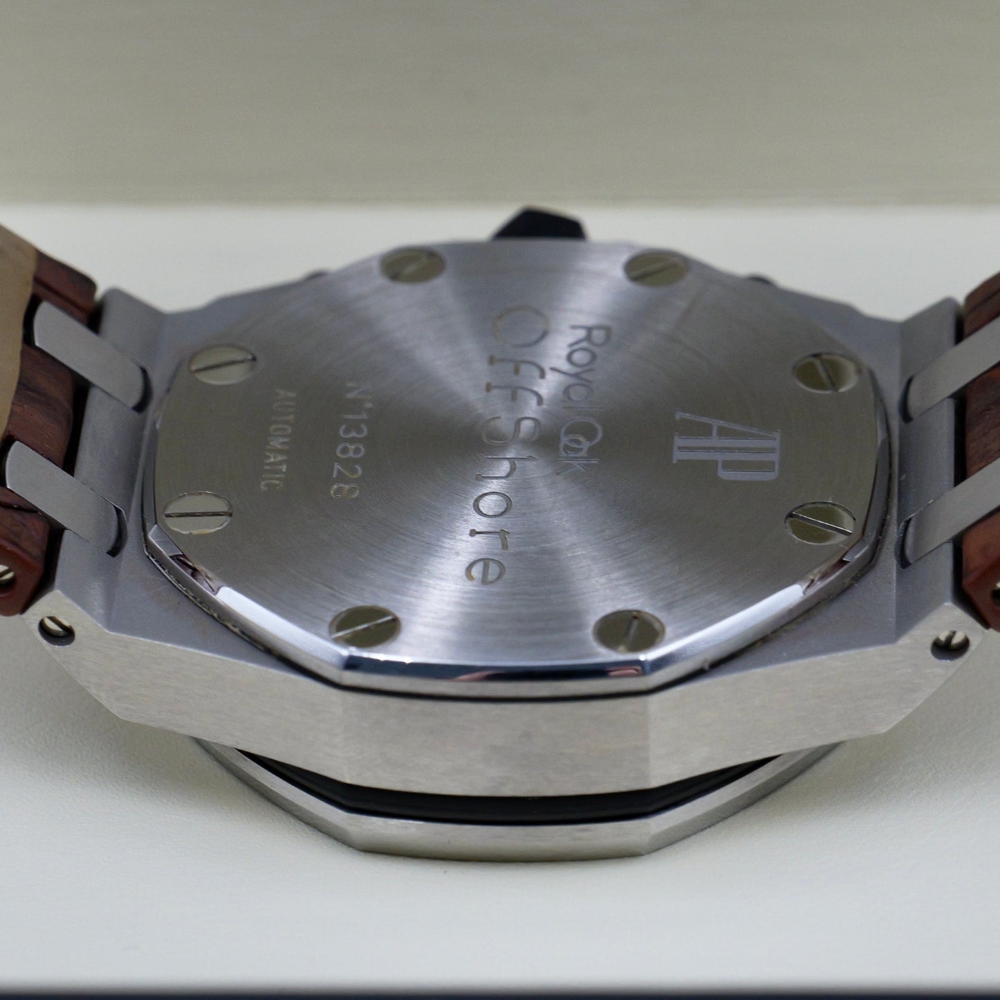 Audemars Piguet Royal Oak Offshore Safari White Dial Leather Strap 26170ST