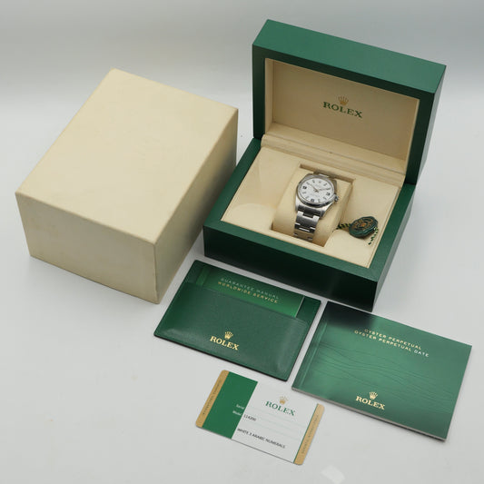 Rolex Oyster Perpetual 34 Arabic Dial 114200 - Full Set (2016)