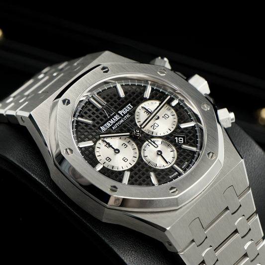 Audemars Piguet Royal Oak Chronograph Black Dial 26331ST - Full Set (2020)