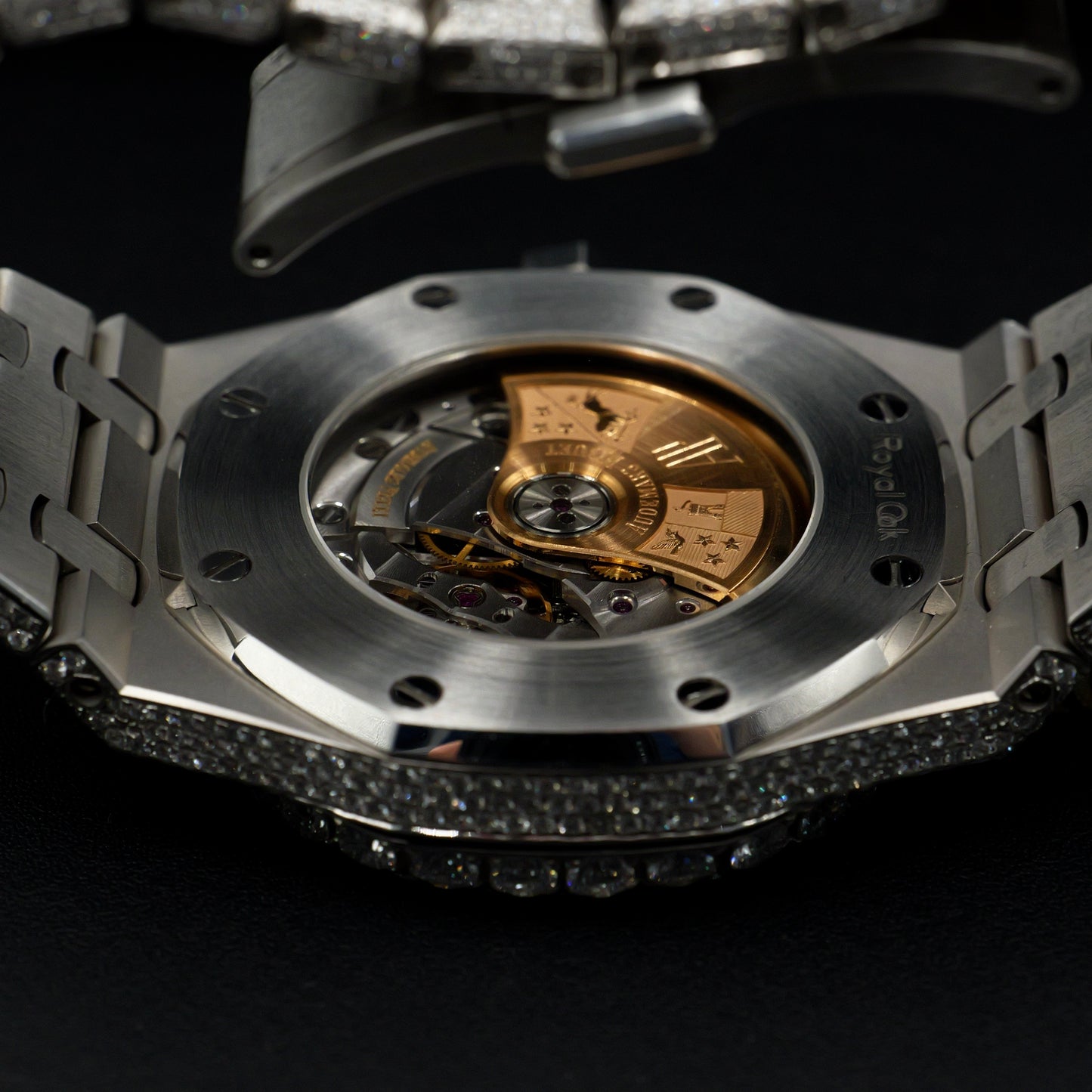Royal Oak 41 Diamond Baton Dial Large Diamond Bezel (VS Lab Grown Diamonds)
