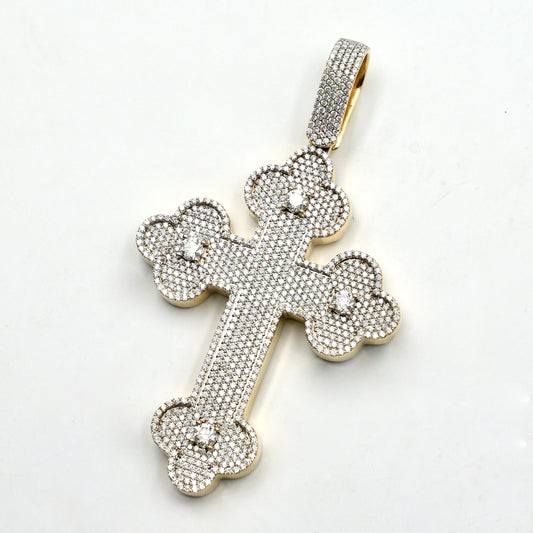 XL Diamond Cross Pendant