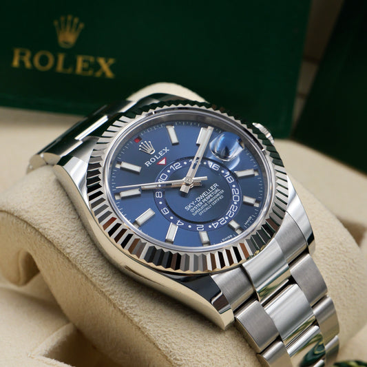 Rolex Sky-Dweller Blue Dial Oyster Bracelet 326934 Full Set (2022)