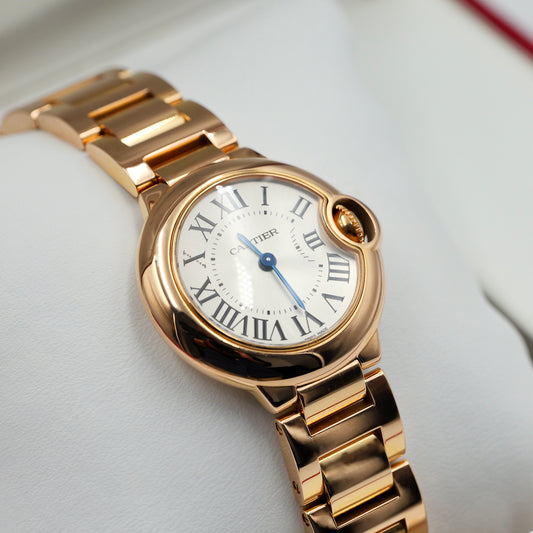 Cartier Ballon Bleu Rose Gold W69002Z2 Full Set 2010