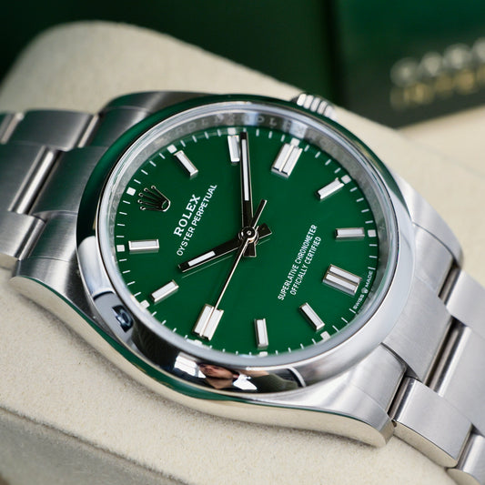 Rolex Oyster Perpetual 36 Green Dial 126000 -  Full Set (2025)