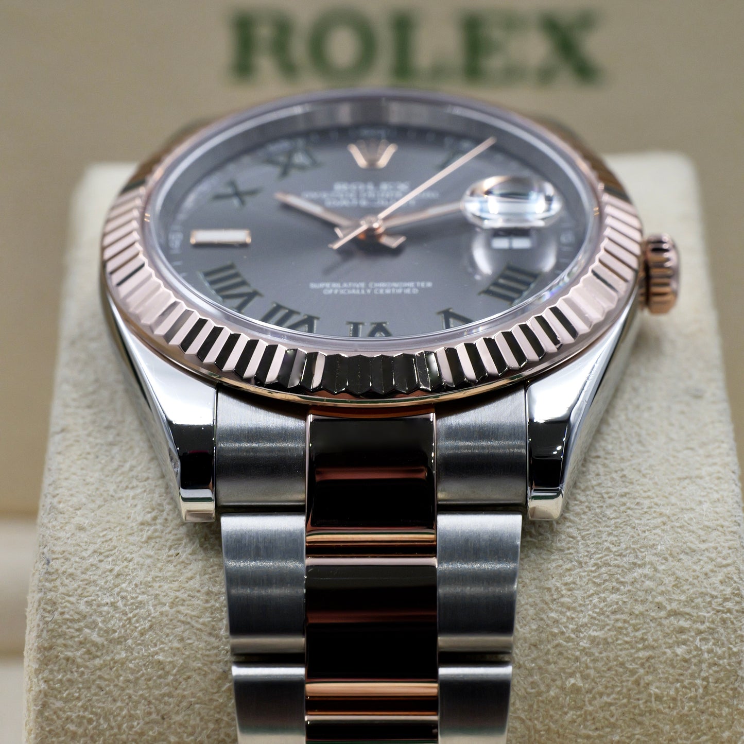 Rolex Datejust 41 Wimbledon Fluted Oyster Fluted Oyster 126331 - Full Set (2022)