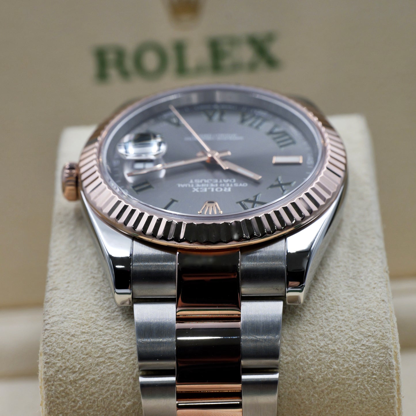 Rolex Datejust 41 Wimbledon Fluted Oyster Fluted Oyster 126331 - Full Set (2022)