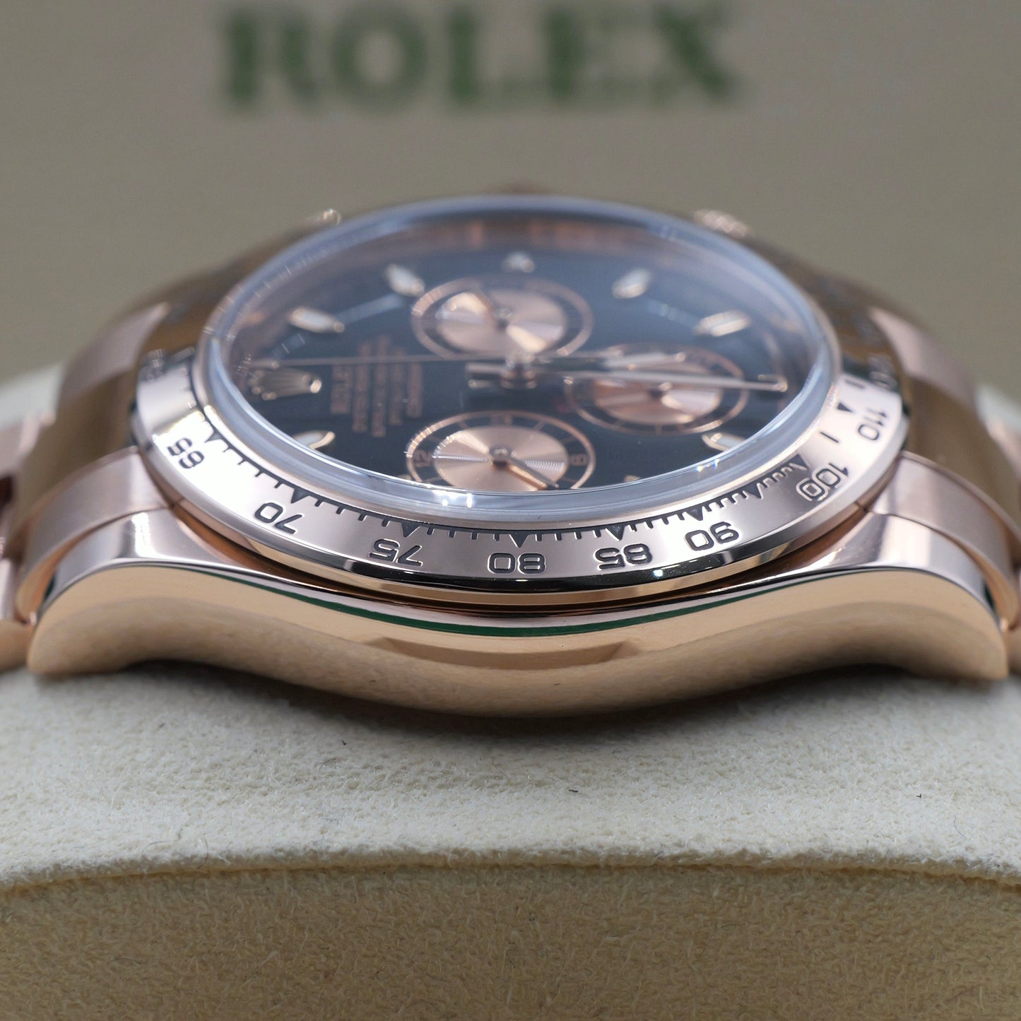 Rolex Daytona Black Dial 18K Rose Gold 116505 - Full Set (2023)