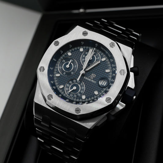 Audemars Piguet Royal Oak Offshore Chronograph Blue Dial 26238ST Full Set 2023