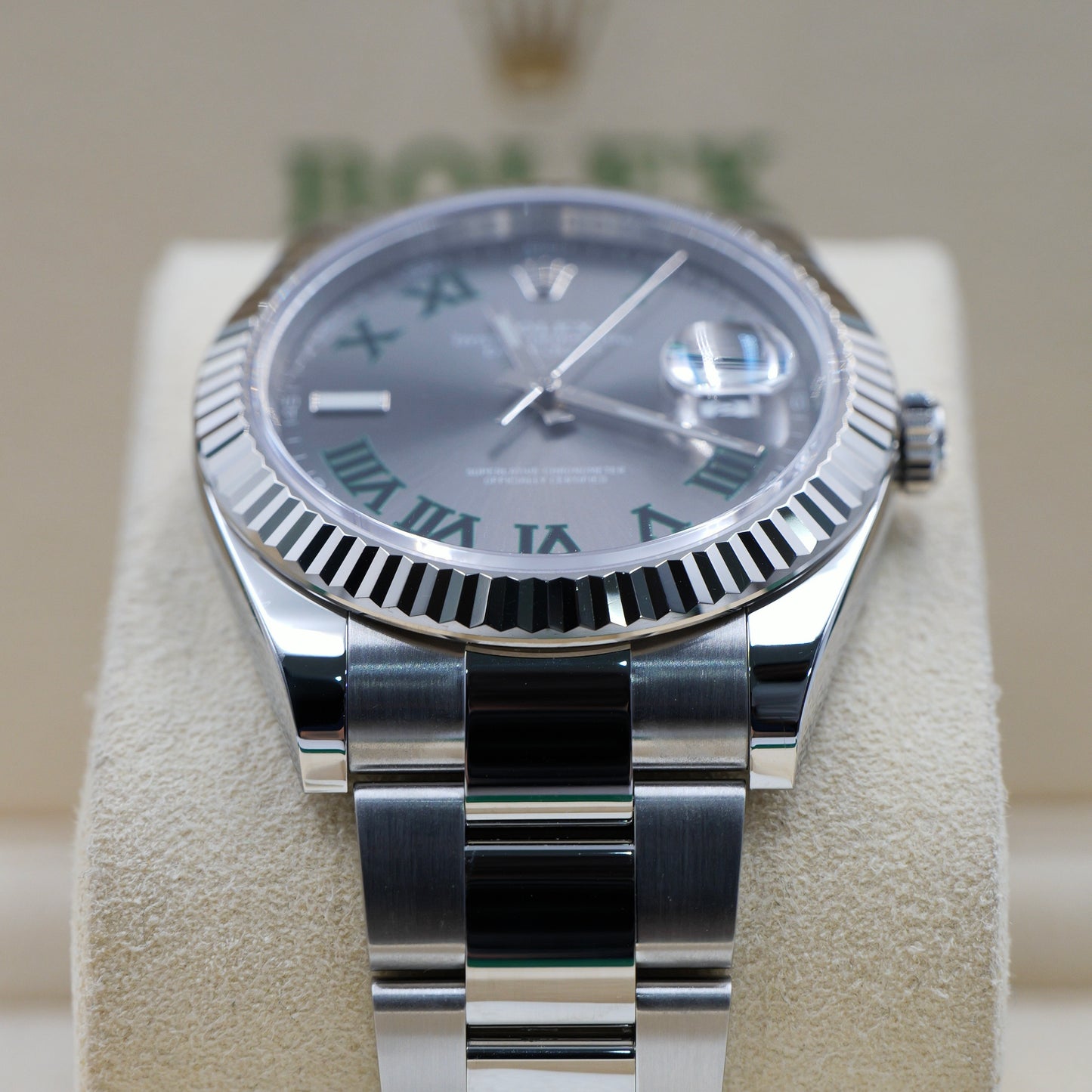 Rolex Datejust 41 Fluted Oyster Wimbledon 126334 - Full Set (2026)