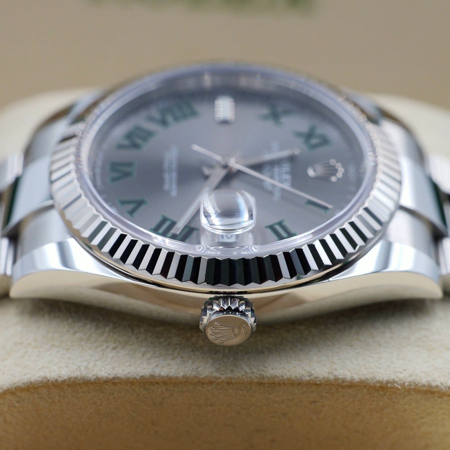 Rolex Datejust 41 Fluted Oyster Wimbledon 126334 - Full Set (2026)