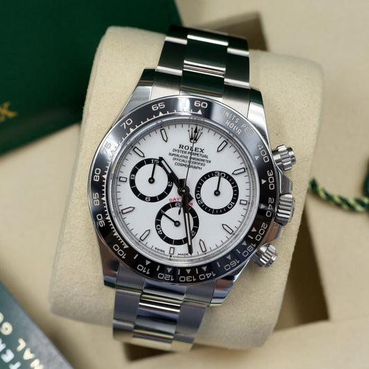 Rolex Daytona Panda New Ref 126500LN - White Tag - Full Set (2026)