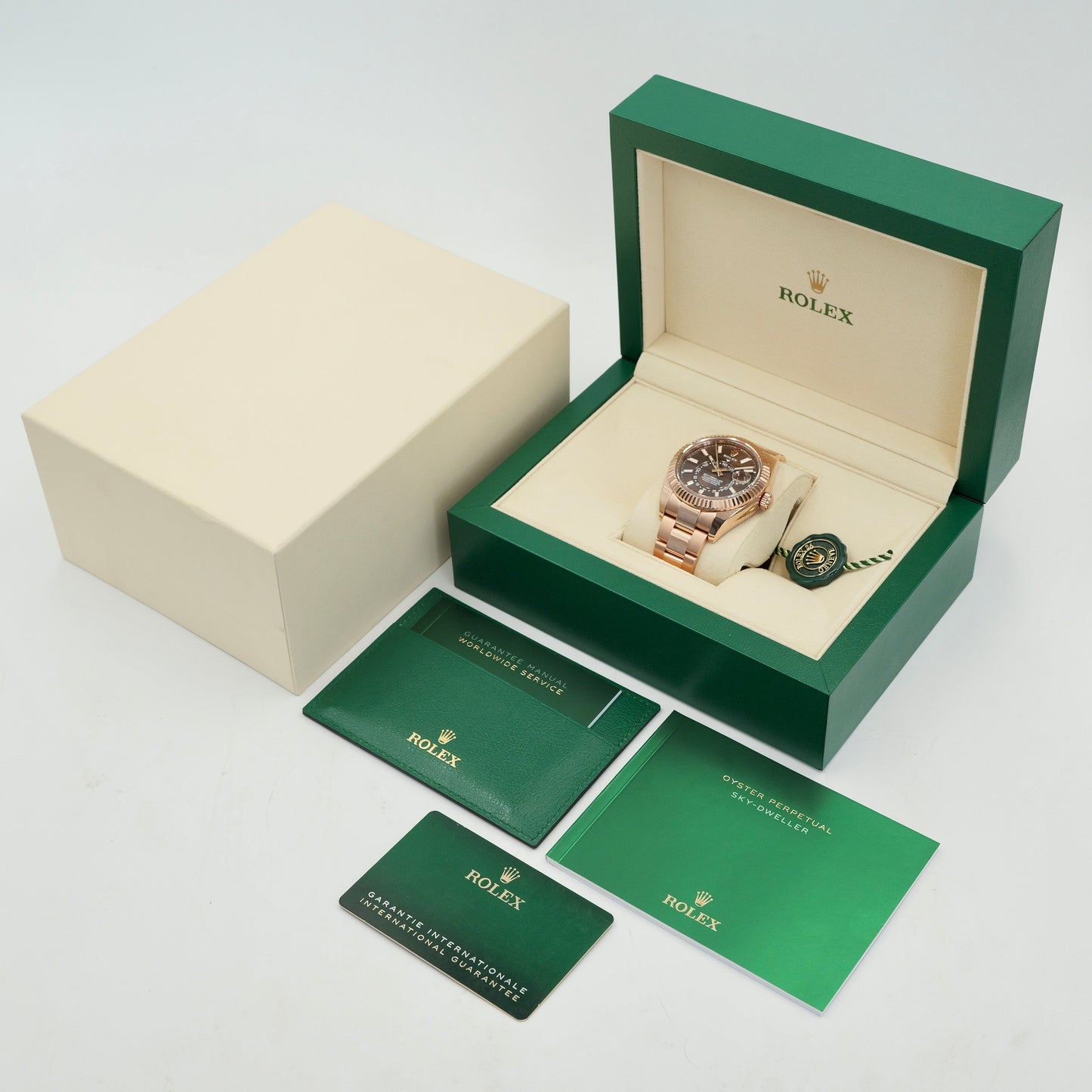 Rolex Sky-Dweller Chocolate Dial 326935 - Full Set (2023)
