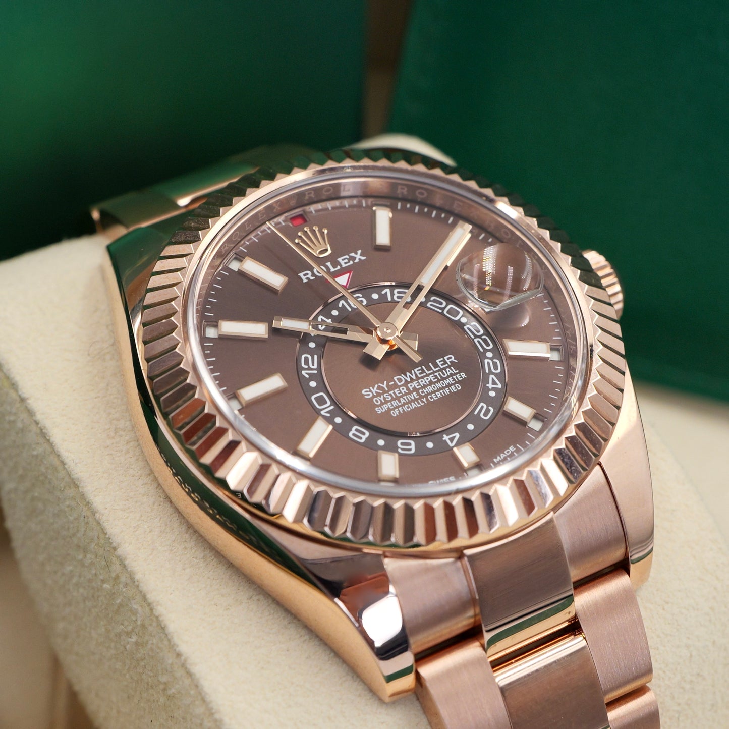 Rolex Sky-Dweller Chocolate Dial 326935 - Full Set (2023)