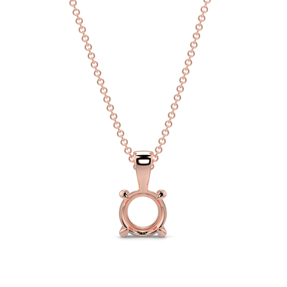 Plain Solitare Pendants