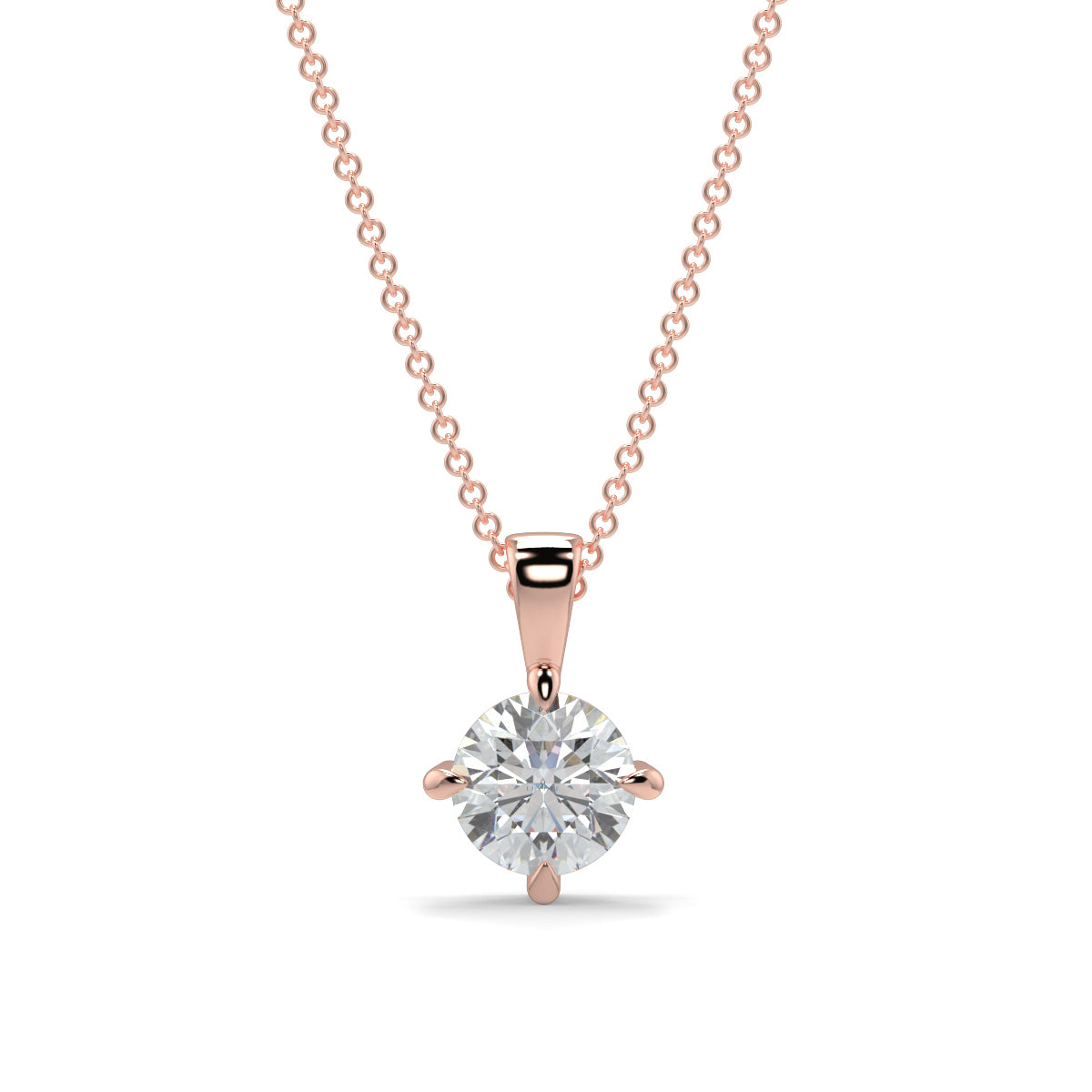 Plain Solitare Pendants