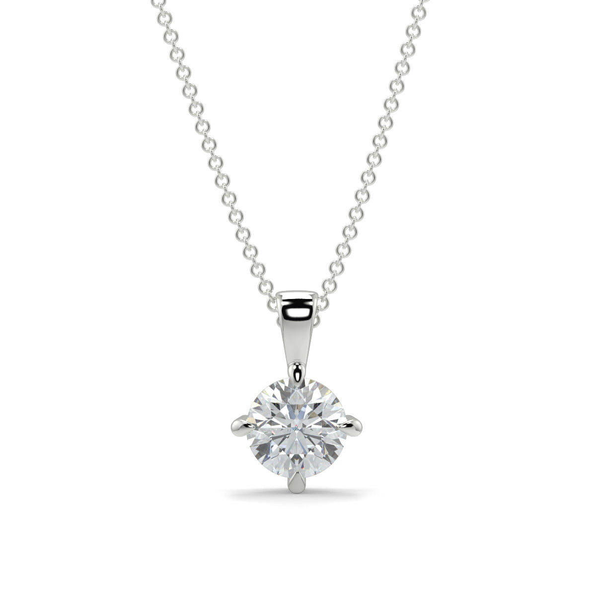 Plain Solitaire Pendants