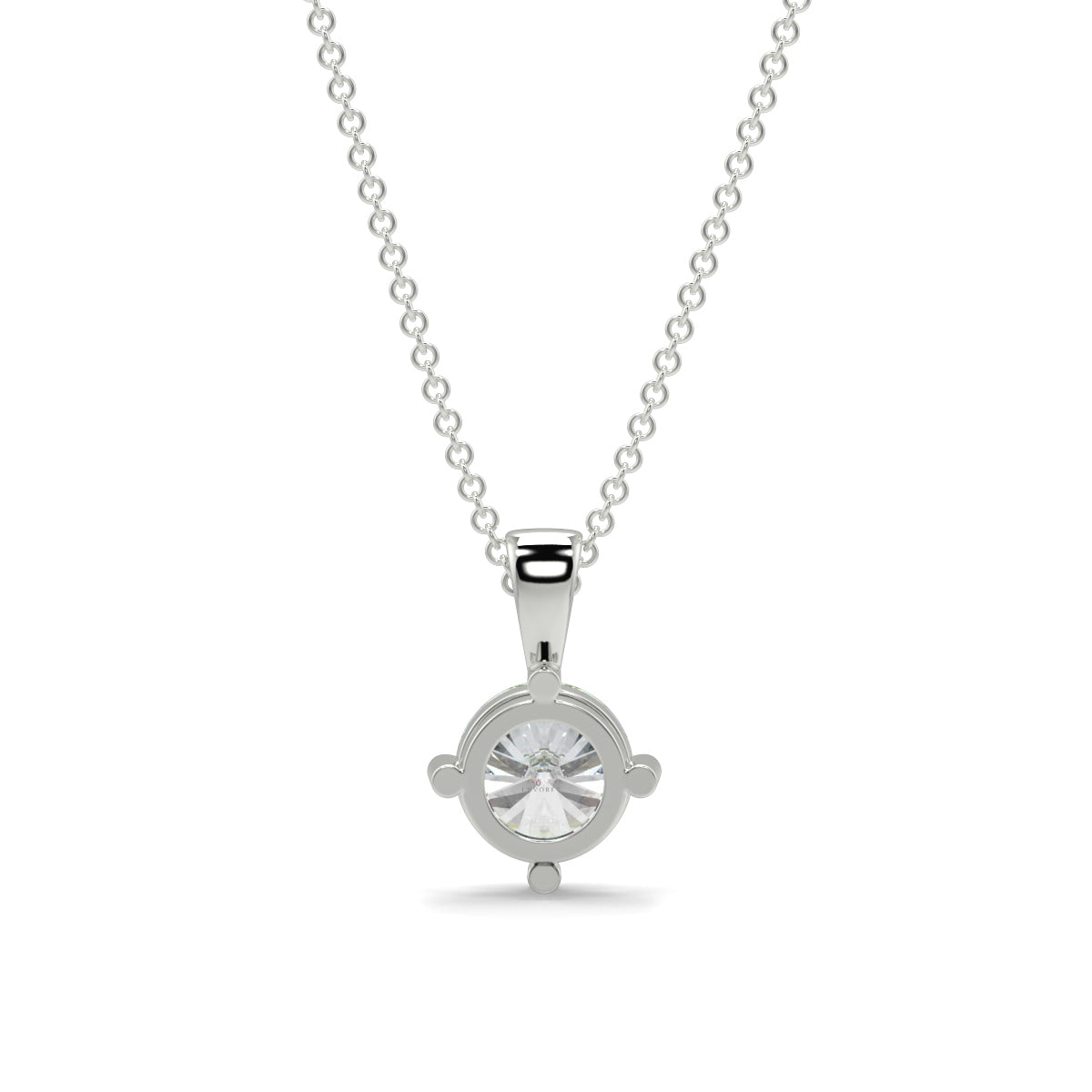 Plain Solitare Pendants