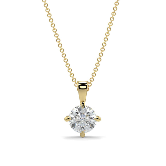 Plain Solitare Pendants