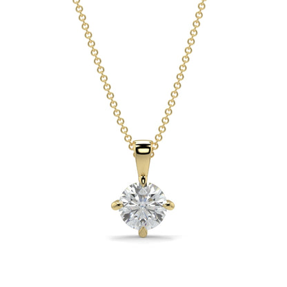 Plain Solitaire Pendants