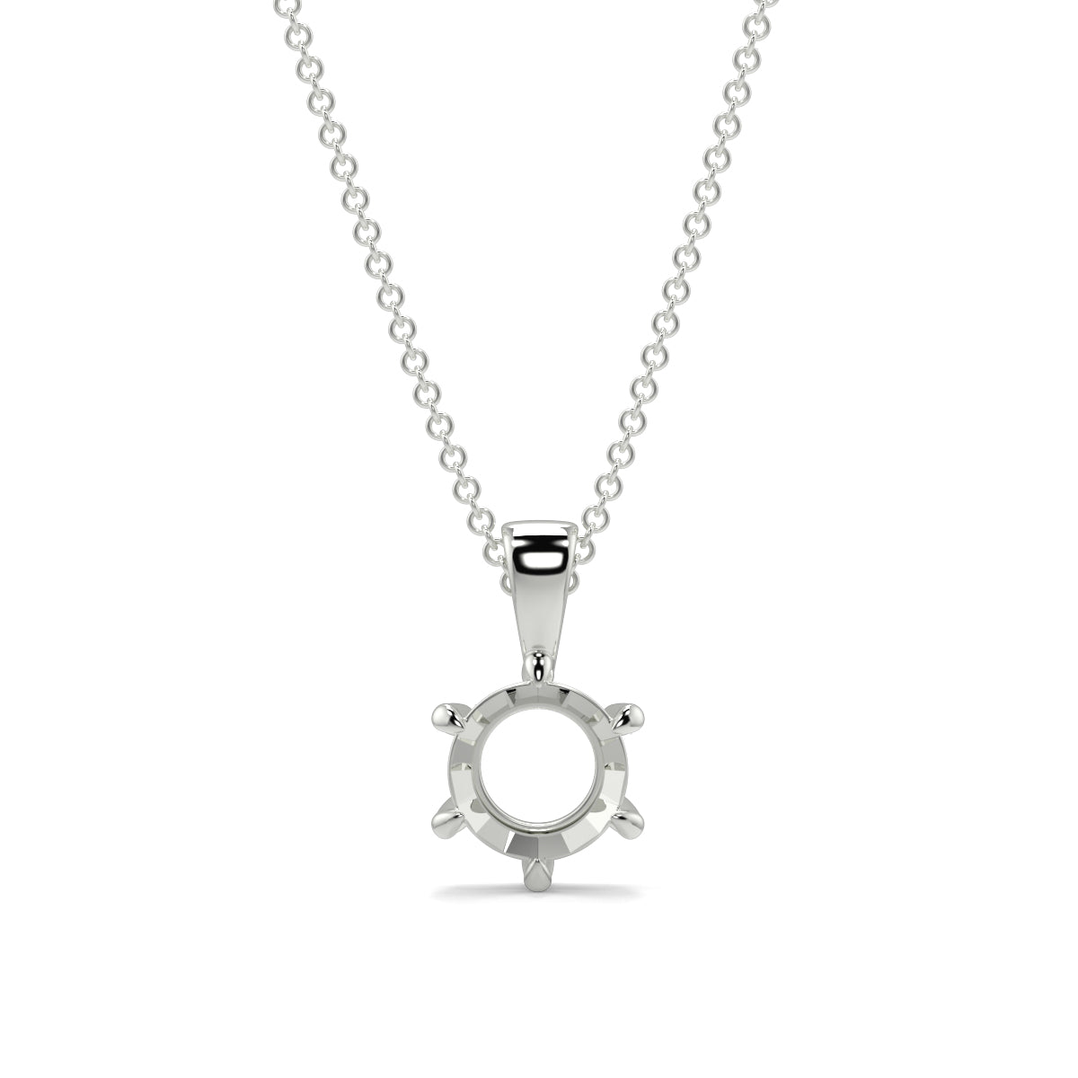 Plain Solitare Pendants