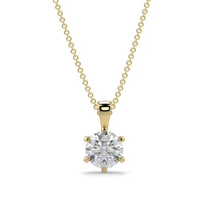 Plain Solitaire Pendants