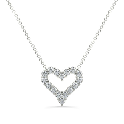 Heart Shape Outlay Pendant
