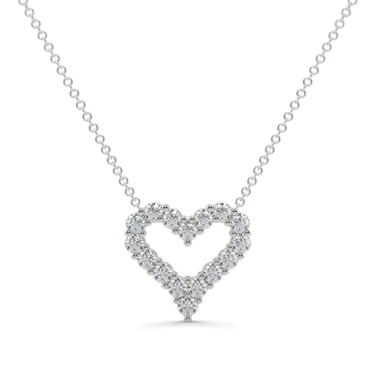 Heart Shape Outlay Pendant