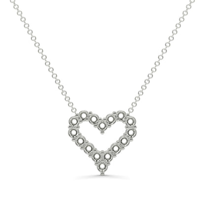 Heart Shape Outlay Pendant