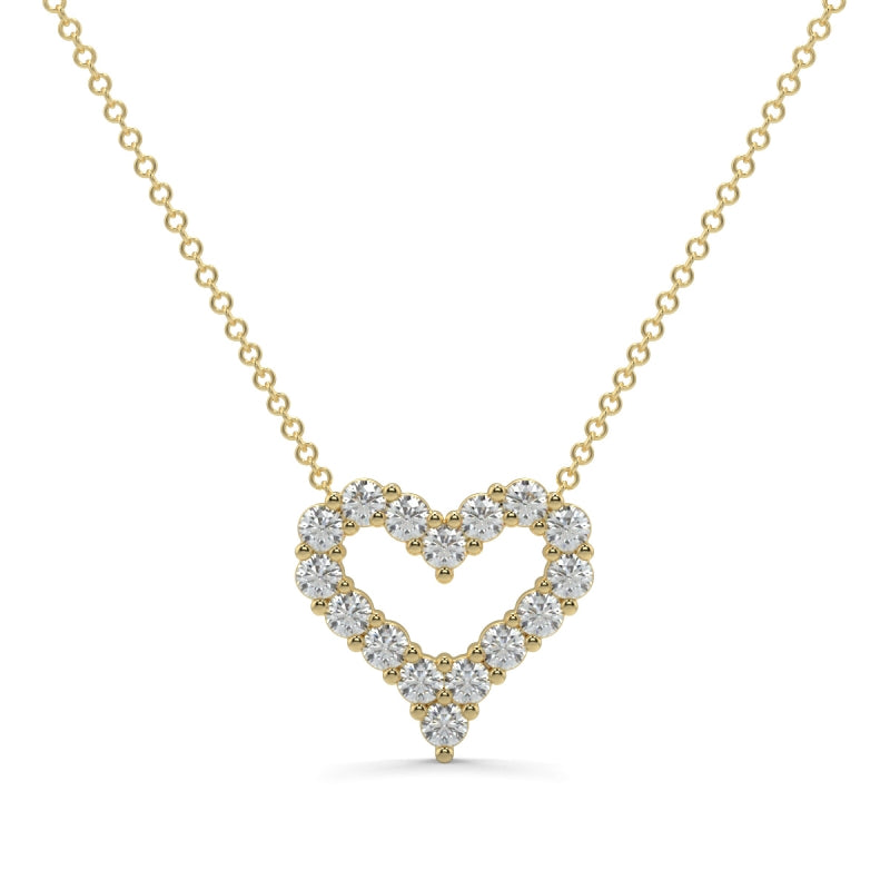 Heart Shape Outlay Pendant