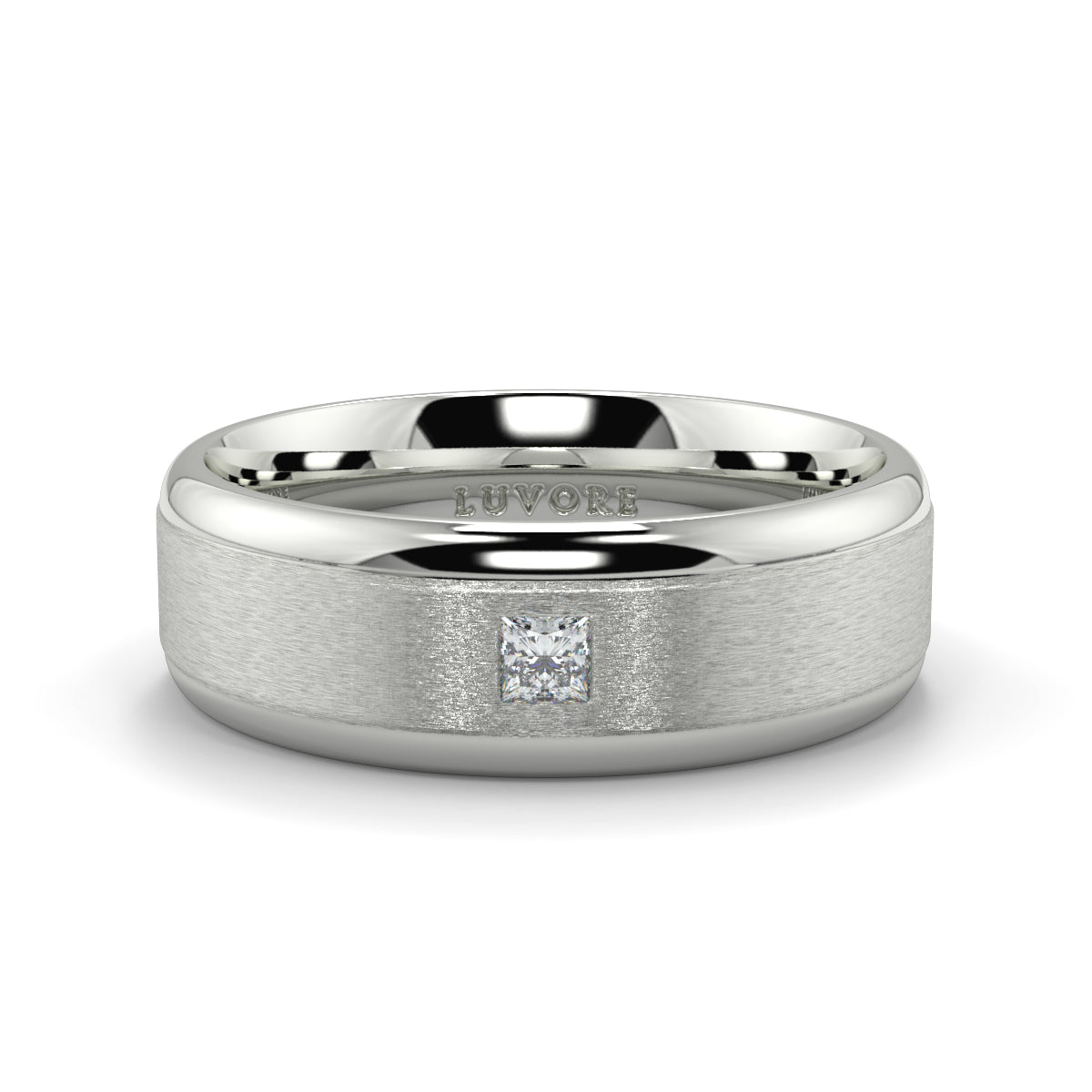 Two Tone - 6.00mm - Gents Wedding Band