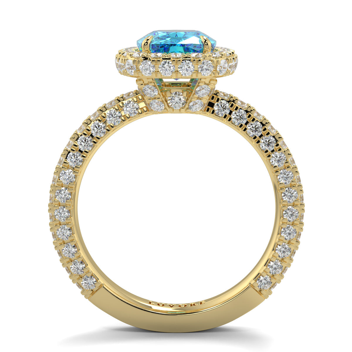 Daisy Blue Sparkle Ring