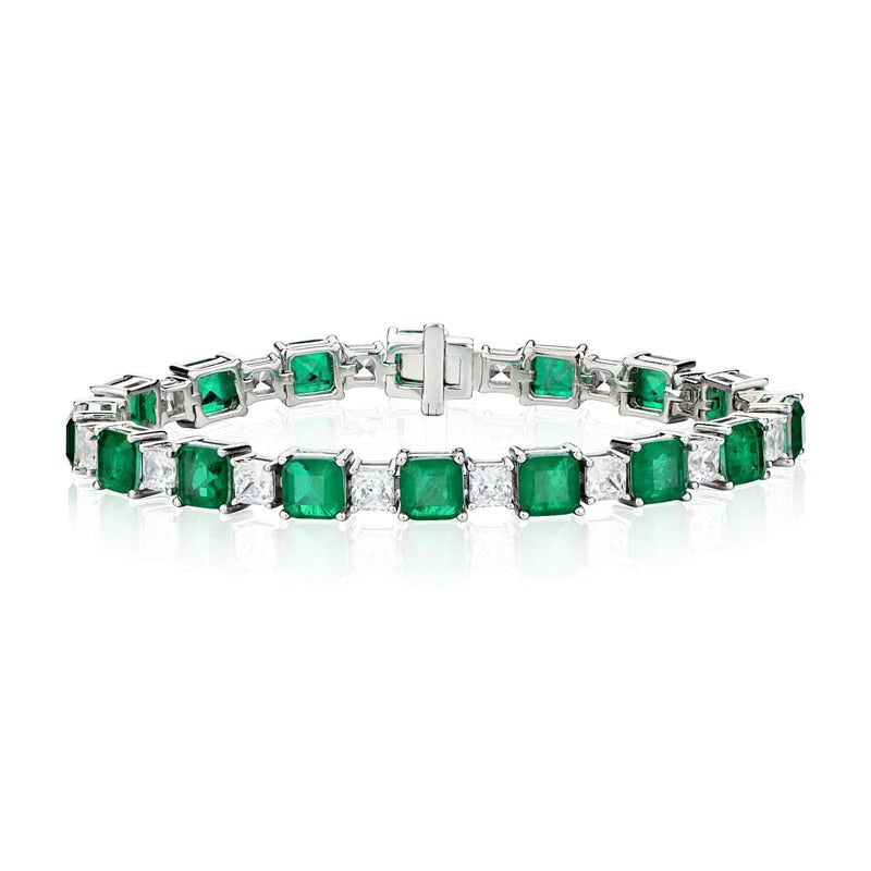 Emerald Diamond Bracelet