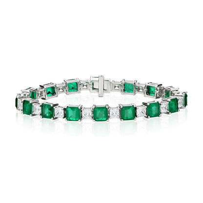 Emerald Diamond Bracelet
